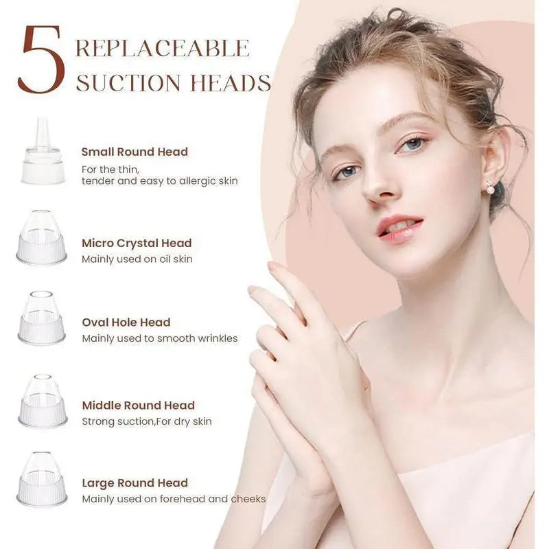 GlowLift micropulse suction head close-up for gentle pore cleansing